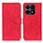 Funda de Cuero Cartera con Soporte Carcasa K03Z para Huawei Honor X8a 4G Rojo