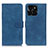 Funda de Cuero Cartera con Soporte Carcasa K03Z para Huawei Honor X8b Azul