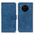 Funda de Cuero Cartera con Soporte Carcasa K03Z para Huawei Nova 8i Azul