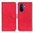 Funda de Cuero Cartera con Soporte Carcasa K03Z para Huawei Nova Y70 Plus Rojo