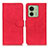 Funda de Cuero Cartera con Soporte Carcasa K03Z para Motorola Moto Edge (2023) 5G Rojo