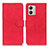 Funda de Cuero Cartera con Soporte Carcasa K03Z para Motorola Moto G53 5G Rojo