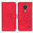 Funda de Cuero Cartera con Soporte Carcasa K03Z para Nokia C21 Rojo