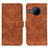 Funda de Cuero Cartera con Soporte Carcasa K03Z para Nokia X100 5G Marron