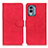 Funda de Cuero Cartera con Soporte Carcasa K03Z para Nokia X30 5G Rojo