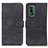 Funda de Cuero Cartera con Soporte Carcasa K03Z para Nokia XR21 Negro