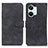 Funda de Cuero Cartera con Soporte Carcasa K03Z para OnePlus Ace 2V 5G Negro