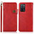 Funda de Cuero Cartera con Soporte Carcasa K03Z para Oppo A53s 5G Rojo