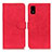 Funda de Cuero Cartera con Soporte Carcasa K03Z para Sharp Aquos wish2 Rojo