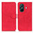 Funda de Cuero Cartera con Soporte Carcasa K03Z para Vivo T1 5G Rojo