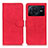 Funda de Cuero Cartera con Soporte Carcasa K03Z para Vivo X Note Rojo