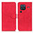 Funda de Cuero Cartera con Soporte Carcasa K03Z para Vivo X80 Pro 5G Rojo