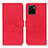 Funda de Cuero Cartera con Soporte Carcasa K03Z para Vivo Y01A Rojo