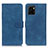 Funda de Cuero Cartera con Soporte Carcasa K03Z para Vivo Y10 t1 Azul