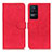 Funda de Cuero Cartera con Soporte Carcasa K03Z para Xiaomi Redmi K40S 5G Rojo