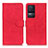 Funda de Cuero Cartera con Soporte Carcasa K03Z para Xiaomi Redmi K50 5G Rojo