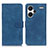 Funda de Cuero Cartera con Soporte Carcasa K03Z para Xiaomi Redmi Note 13 Pro+ Plus 5G Azul