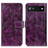 Funda de Cuero Cartera con Soporte Carcasa K04Z para Google Pixel 6a 5G Morado