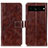 Funda de Cuero Cartera con Soporte Carcasa K04Z para Google Pixel 7 Pro 5G Marron