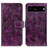 Funda de Cuero Cartera con Soporte Carcasa K04Z para Google Pixel 7 Pro 5G Morado