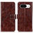 Funda de Cuero Cartera con Soporte Carcasa K04Z para Google Pixel 8 5G Marron