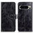 Funda de Cuero Cartera con Soporte Carcasa K04Z para Google Pixel 8 Pro 5G Negro