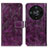 Funda de Cuero Cartera con Soporte Carcasa K04Z para Huawei Honor Magic6 Lite 5G Morado