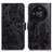 Funda de Cuero Cartera con Soporte Carcasa K04Z para Huawei Honor Magic6 Lite 5G Negro