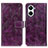 Funda de Cuero Cartera con Soporte Carcasa K04Z para Huawei Nova 10 SE Morado