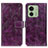 Funda de Cuero Cartera con Soporte Carcasa K04Z para Motorola Moto Edge (2023) 5G Morado