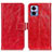 Funda de Cuero Cartera con Soporte Carcasa K04Z para Motorola Moto Edge 30 Lite 5G Rojo