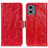 Funda de Cuero Cartera con Soporte Carcasa K04Z para Motorola Moto G 5G (2023) Rojo