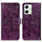 Funda de Cuero Cartera con Soporte Carcasa K04Z para Motorola Moto G54 5G Morado