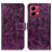 Funda de Cuero Cartera con Soporte Carcasa K04Z para Motorola Moto G84 5G Morado