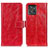 Funda de Cuero Cartera con Soporte Carcasa K04Z para Motorola ThinkPhone 5G Rojo