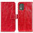 Funda de Cuero Cartera con Soporte Carcasa K04Z para Nokia C02 Rojo