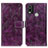 Funda de Cuero Cartera con Soporte Carcasa K04Z para Nokia C21 Plus Morado