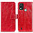 Funda de Cuero Cartera con Soporte Carcasa K04Z para Nokia C21 Plus Rojo