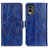 Funda de Cuero Cartera con Soporte Carcasa K04Z para Nokia C210 Azul