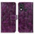 Funda de Cuero Cartera con Soporte Carcasa K04Z para Nokia C22 Morado