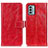 Funda de Cuero Cartera con Soporte Carcasa K04Z para Nokia G22 Rojo