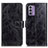 Funda de Cuero Cartera con Soporte Carcasa K04Z para Nokia G310 5G Negro