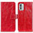 Funda de Cuero Cartera con Soporte Carcasa K04Z para Nokia G60 5G Rojo