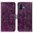 Funda de Cuero Cartera con Soporte Carcasa K04Z para Nothing Phone 2 Morado