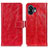 Funda de Cuero Cartera con Soporte Carcasa K04Z para Nothing Phone 2 Rojo