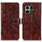 Funda de Cuero Cartera con Soporte Carcasa K04Z para OnePlus 10 Pro 5G Marron