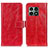 Funda de Cuero Cartera con Soporte Carcasa K04Z para OnePlus 10 Pro 5G Rojo