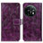 Funda de Cuero Cartera con Soporte Carcasa K04Z para OnePlus 11 5G Morado