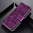 Funda de Cuero Cartera con Soporte Carcasa K04Z para OnePlus 9 Pro 5G Morado