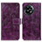 Funda de Cuero Cartera con Soporte Carcasa K04Z para OnePlus Ace 2 5G Morado